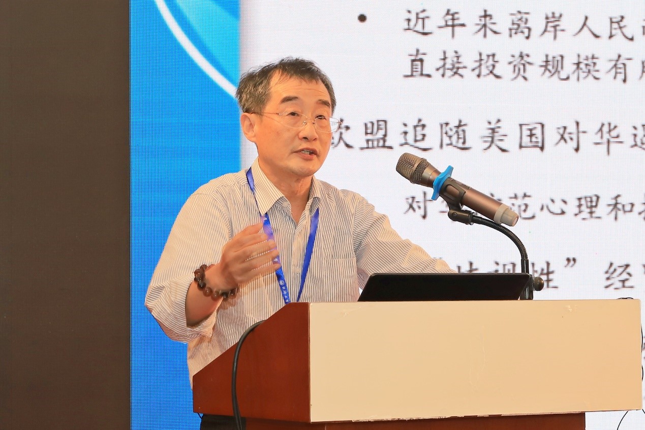 复旦大学欧洲问题研究中心丁纯教授作主题报告 复旦大学欧洲问题研究中心丁纯教授作主题报告