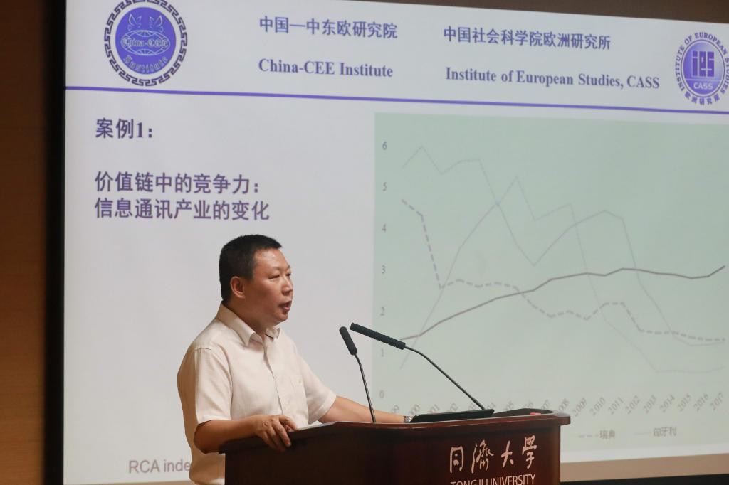 中国社科院欧洲所副所长陈新做主题报告 中国社科院欧洲所副所长陈新做主题报告