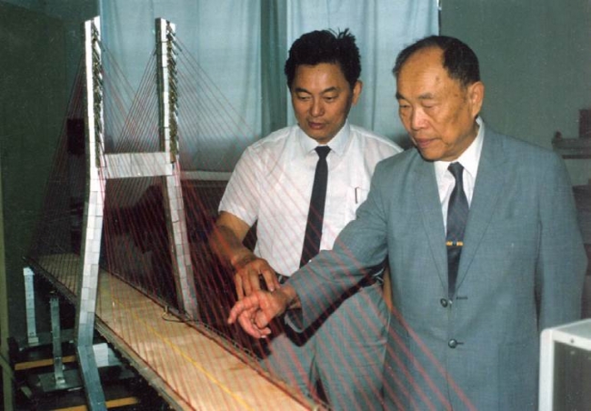 南浦大桥模型试验 南浦大桥模型试验
