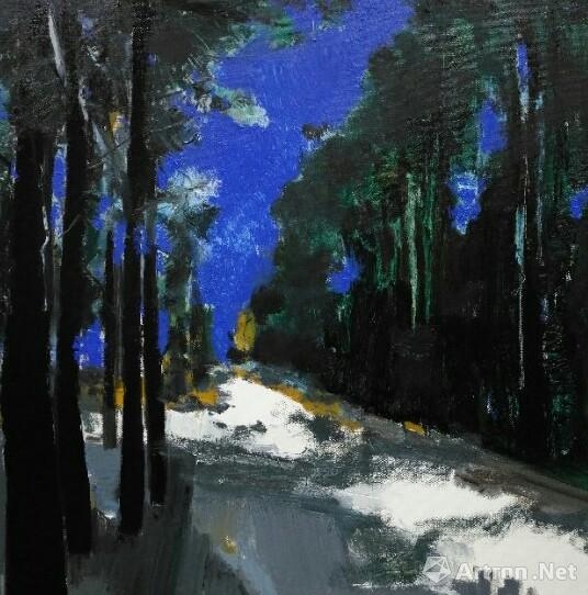 王璐 秘密森林 布面油画 2018 80x80cm 王璐 秘密森林 布面油画 2018 80x80cm